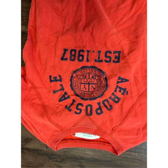 Aeropostale Red Crewneck Sweater, Sz Small - Picture 5 of 7